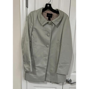 Pink Tartan Gray Button Jacket Size 4